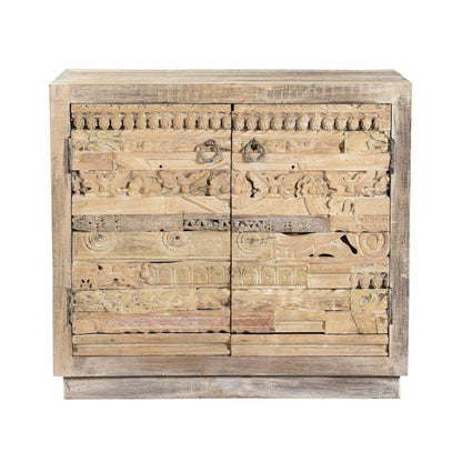 Alta - 2 Door Carved Panel Sideboard - Butterwood Blend