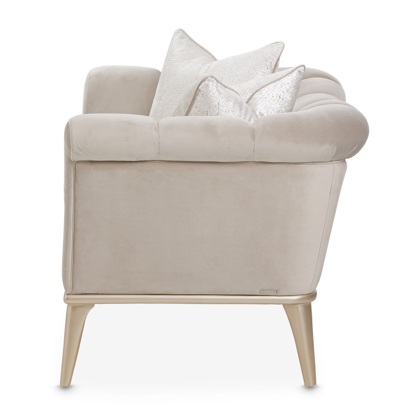 Yvette - Chair And A Half - Porcini / Medium Champagne
