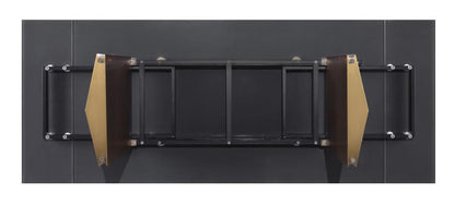 Vesa - Glass Top Extension Dining Table - Beige