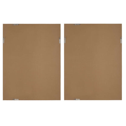 Seabreeze - Abstract Framed Canvas Prints (Set of 2) - Light Blue