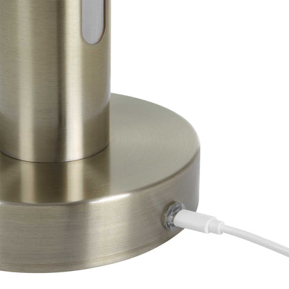 Tron - Rechargeable LED Accent Lamp - Brass,Gold