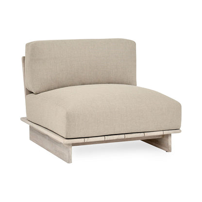 Livia - Outdoor Armless Chair - Taupe