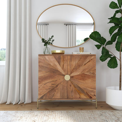 Neskowin - 2 Door Cabinet - Brown