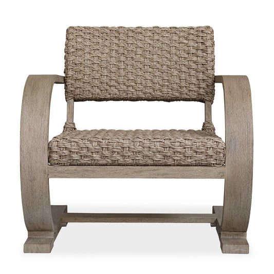 Rehema - Outdoor Wicker Lounge Chair - Gray