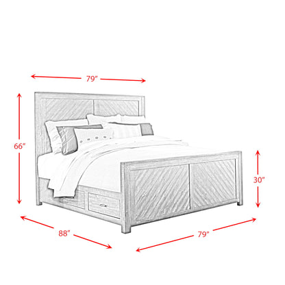 Jax - Platform Storage Bed