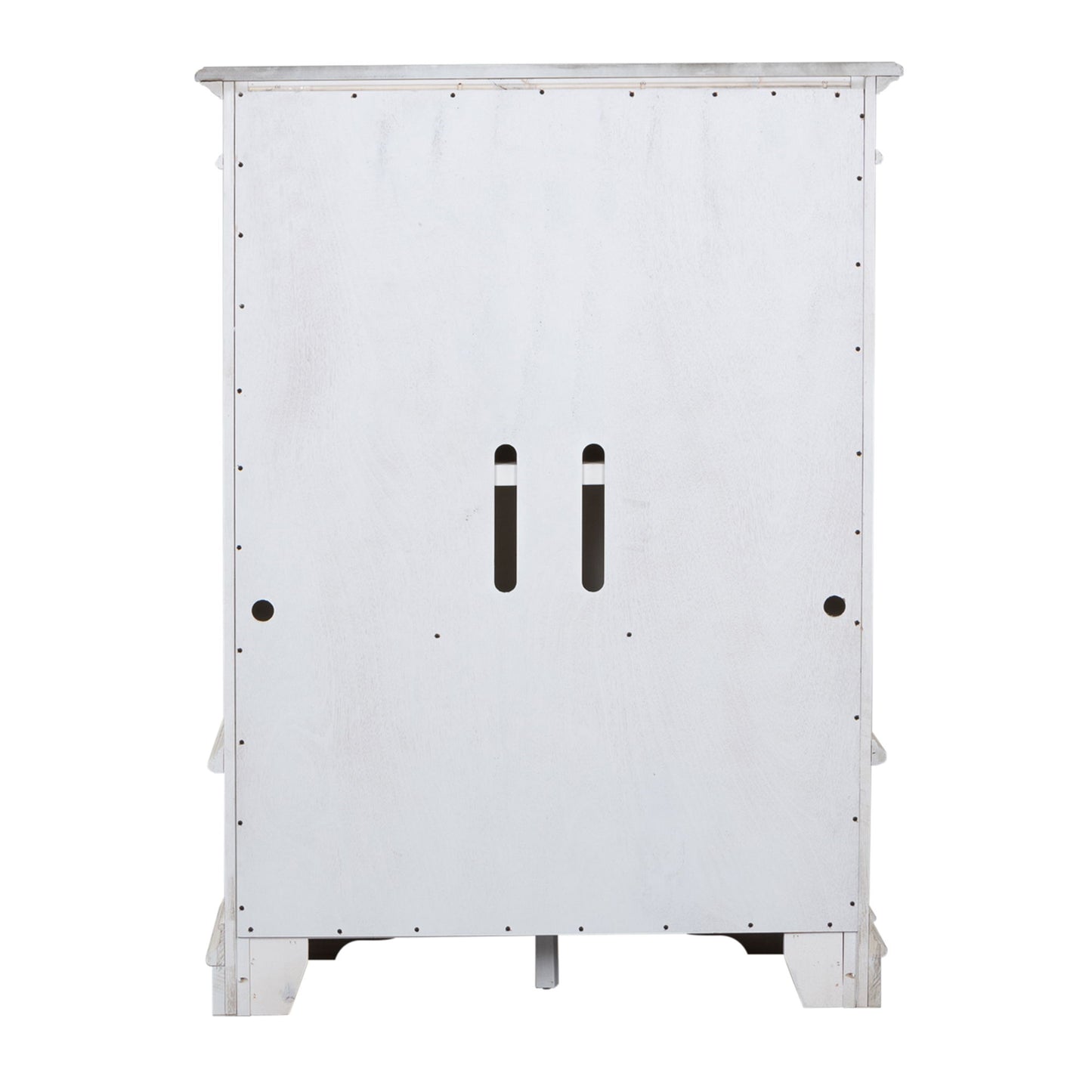 Abbey Park - Mirrored Door Chest - Antique White