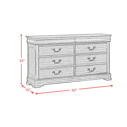 Northridge - 6-Drawer Dresser