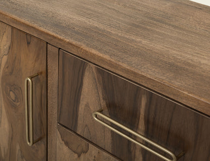 Balam - 4 Drawer & 2 Door Buffet - Light Brown