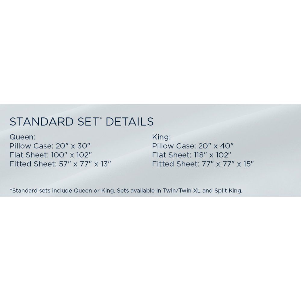 Linens - Tempur Rayon from Bamboo Sheet Set - Vintage Indigo