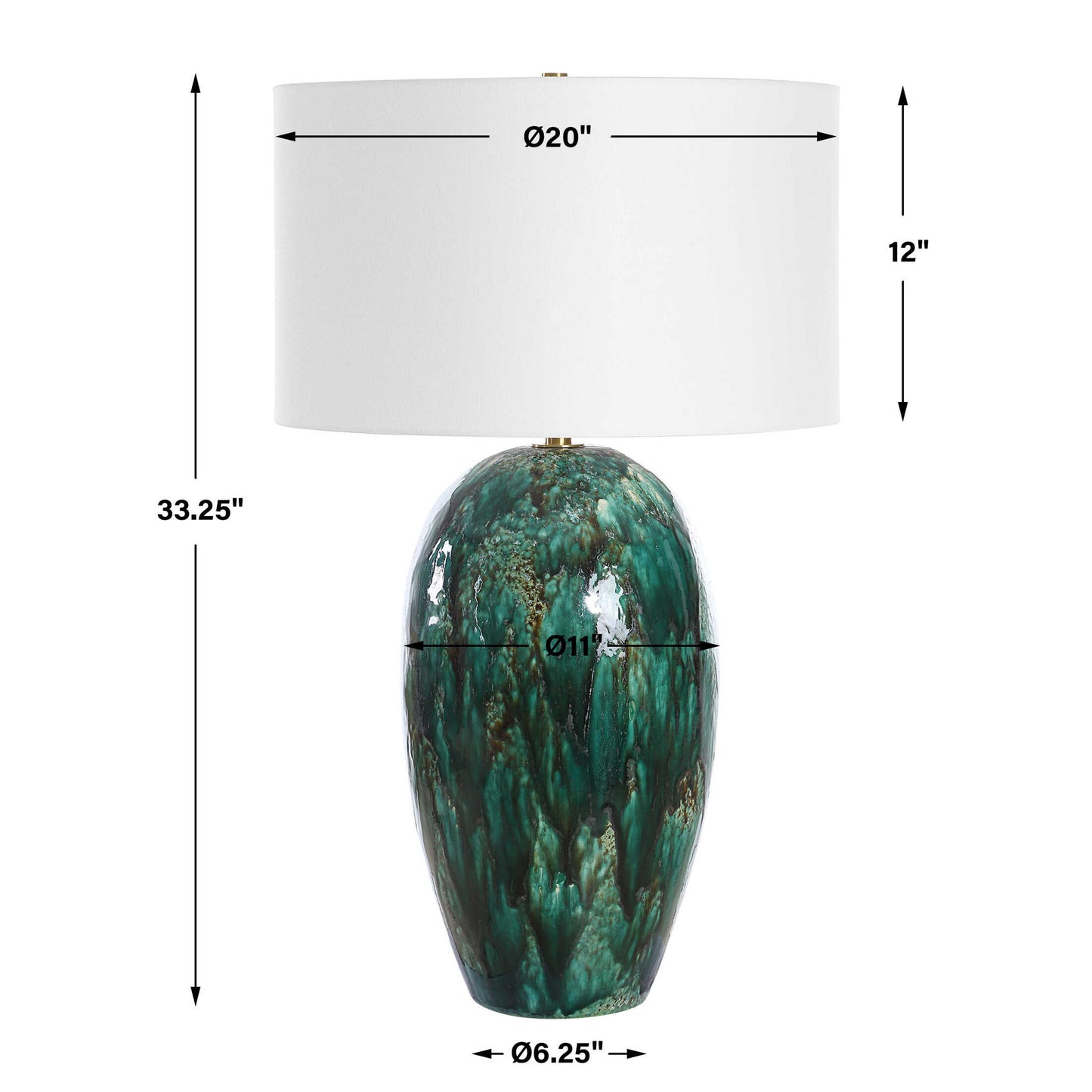 Ceralene - Table Lamp - Green