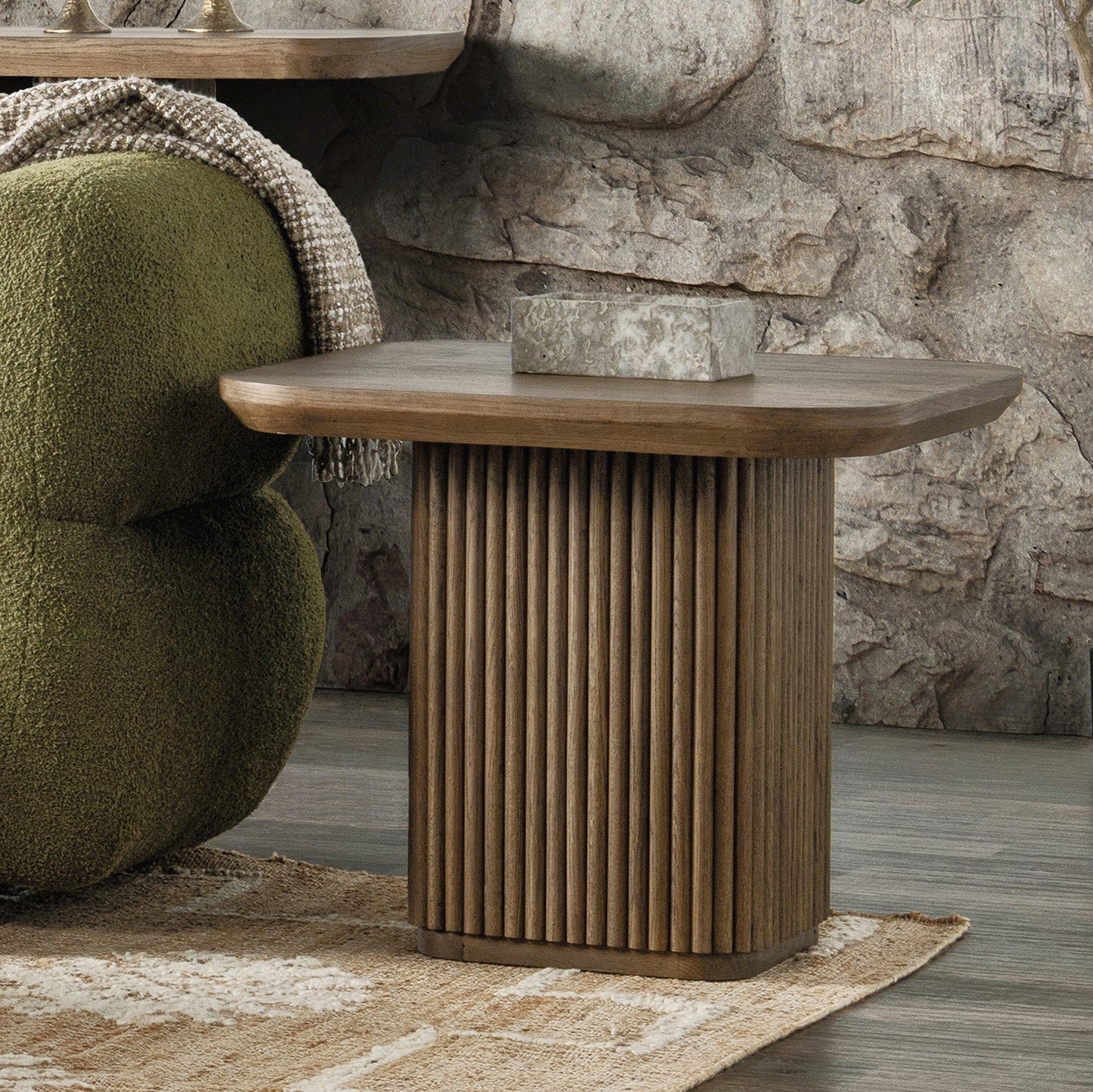 Vander - Solid Wood Square End Table