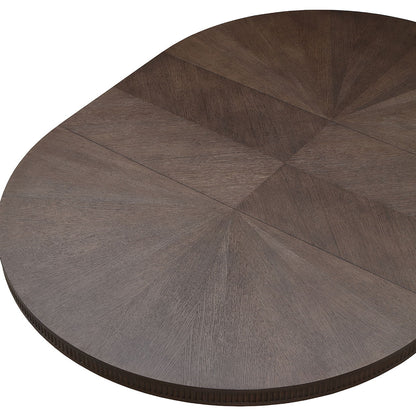 West Kensington - Oval Dining Table - Medium Espresso