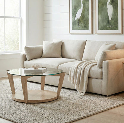 Dunes - Cocktail Table - Bleached Oak