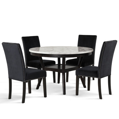 Celeste - Round Dining Table - Espresso