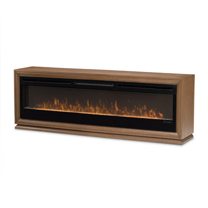 Portrait - Fireplace With Electric Insert - Sienna Brown