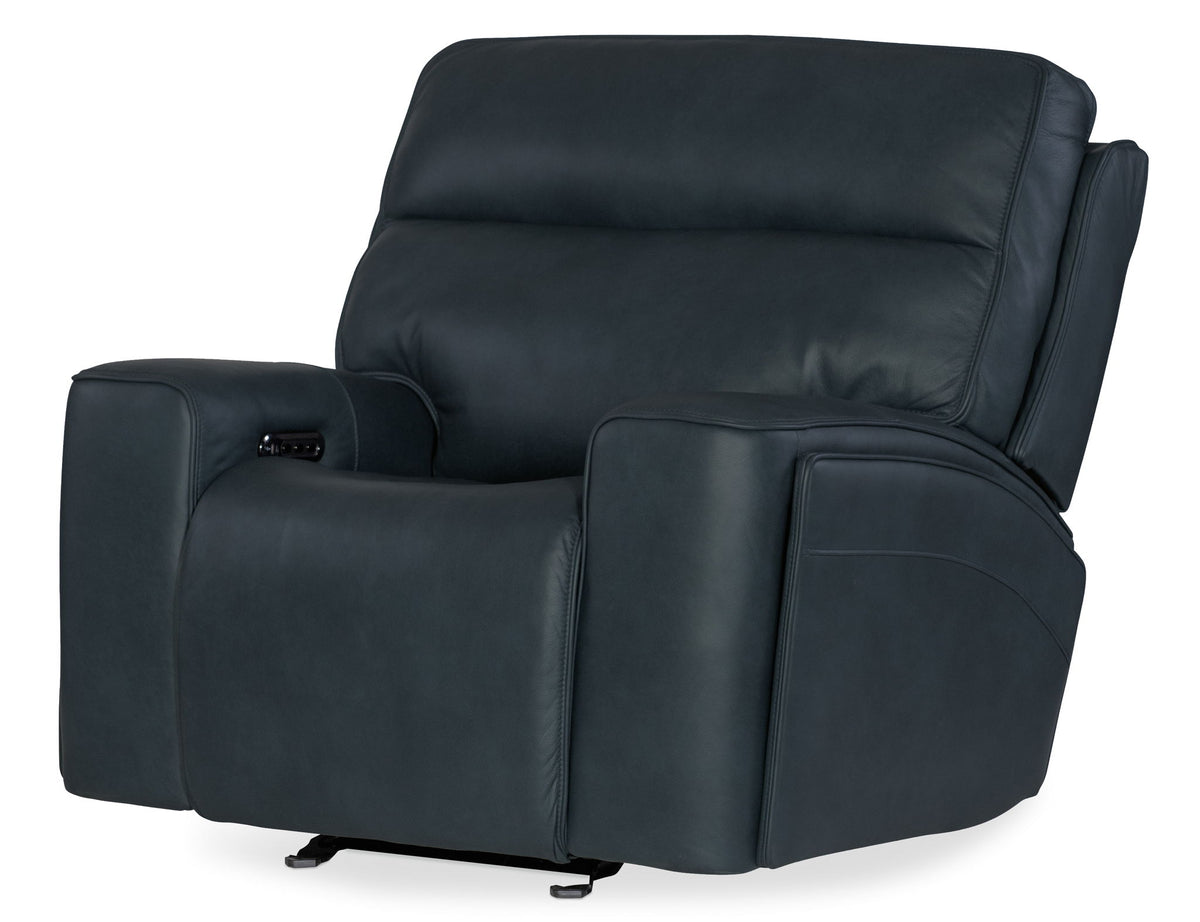 MS - Riverton Power Gliding Recliner With Power Headrest And Lumbar