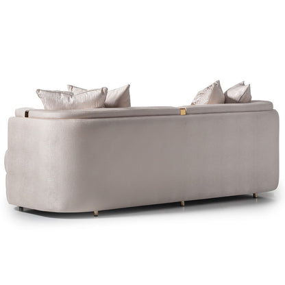 Carmela - Sofa - Almond / Gold