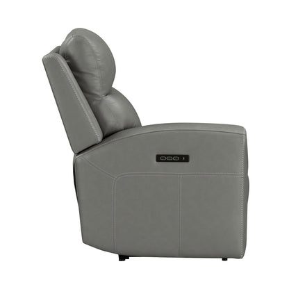 Camden - L Arm Recliner P3 & ZW - Aline Light Gray