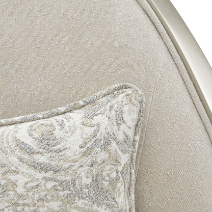 La Marisia - Chenille Accent Chair - Tranquil / Light Champagne