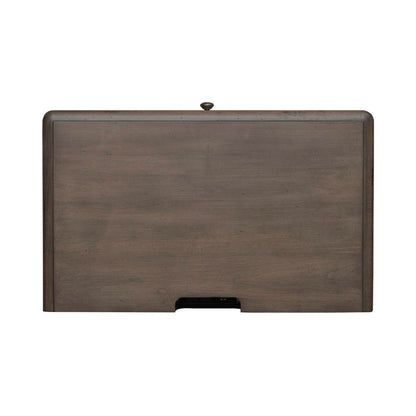 Ivy Hollow - 3 Drawer Nightstand With Charging Station - Weathered Linen / Dusty Taupe