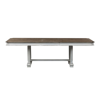 Abbey Park - Trestle Table - Antique White