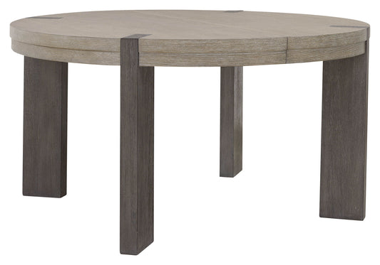 Anderson Park - Round Dining Table - Moose Trail / Frontier Brown