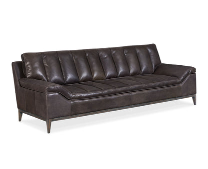 SS - Kandor Leather Stationary Sofa