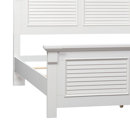 Summer House - Panel Bed Rails - Oyster White