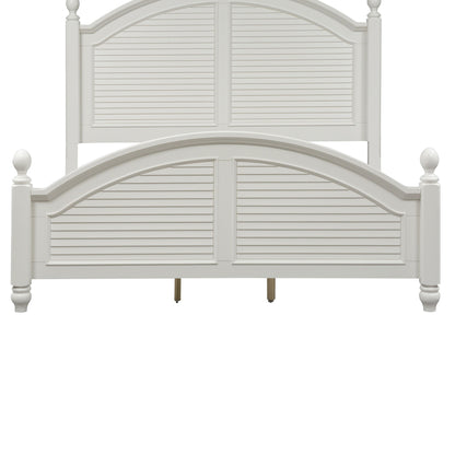 Summer House - King Poster Footboard - White