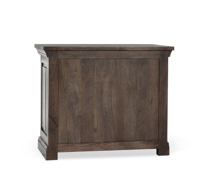 Adelaide - Wood 3 Drawer Nightstand - Cocoa Brown