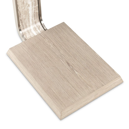 Lotus Bay - C-Shaped Accent Table - Sand