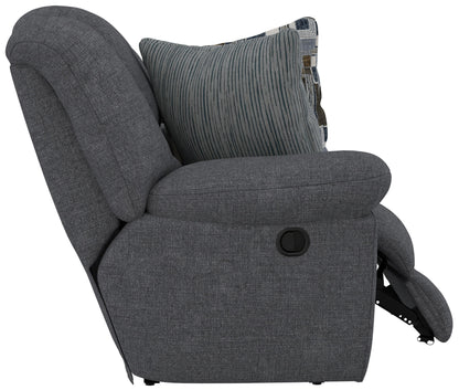 Trifecta - Sofa With 3 Recliners and Drop Down Table