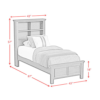 Hampton Kids - Bookcase Bedroom Set