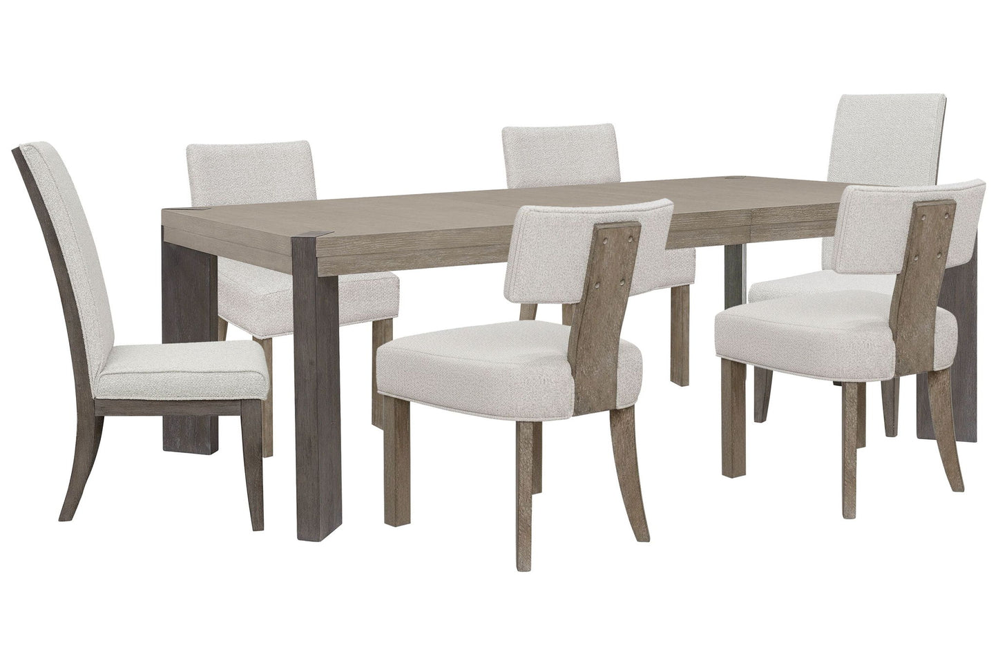 Anderson Park - Leg Dining Table Set With Klismos Chairs