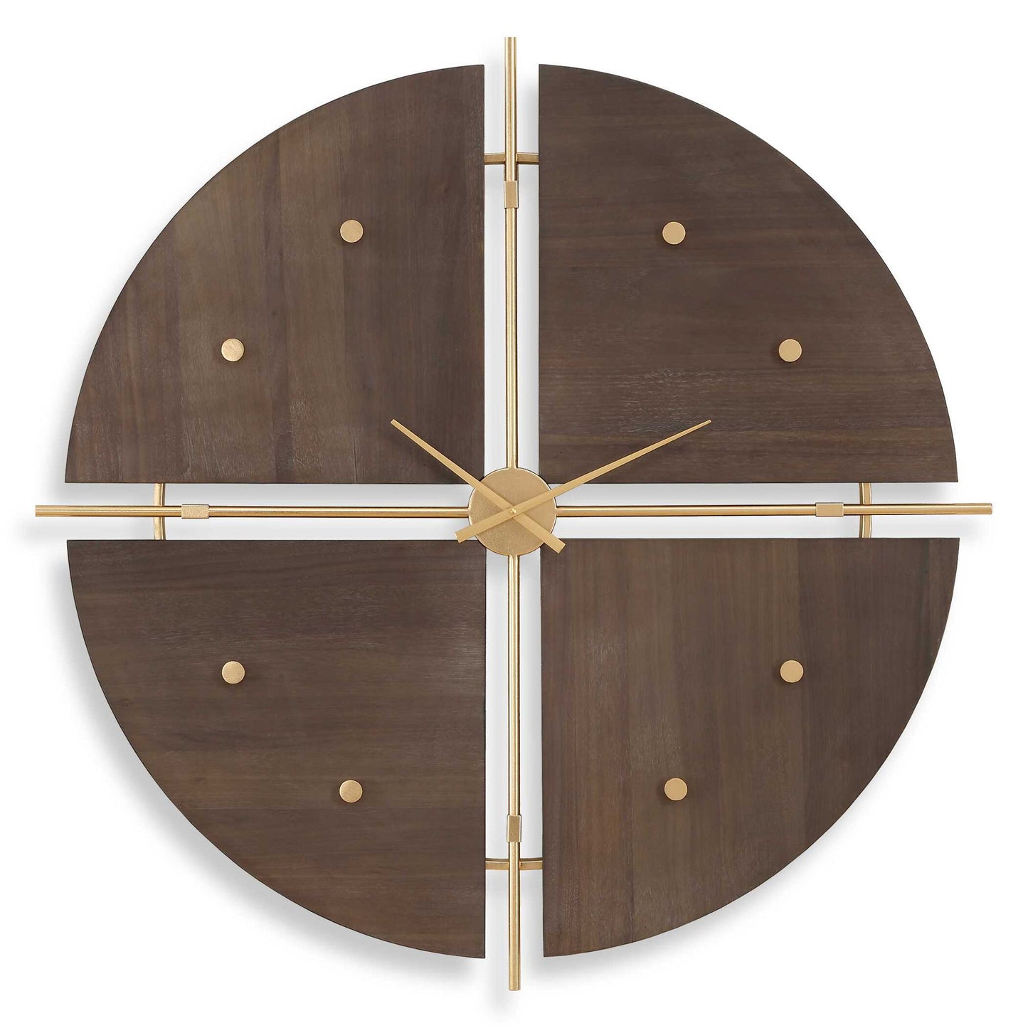 Walnut Elegance - Wall Clock