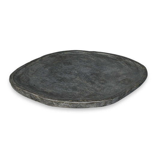 Stoneveil - Indoor-Outdoor Stone Tray - Gray