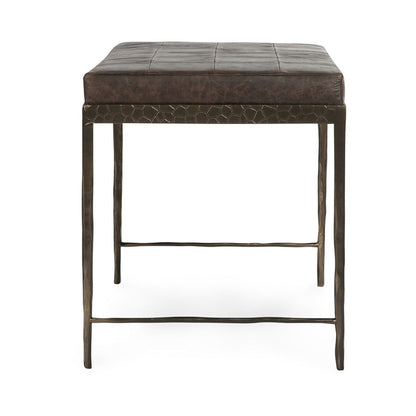 Malo - 28" Leather Bench