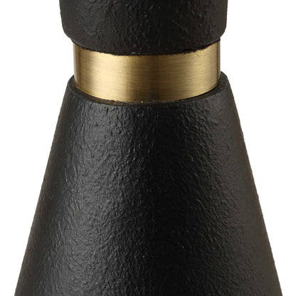 Layla - Black Tapered Floor Lamp