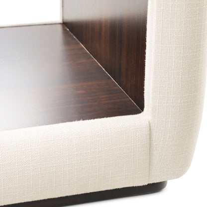 Belmont Place - Vanity Bench - Cream / Espresso