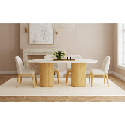 Sylvie - 5 Piece Standard Height Dining Set, Oval Table