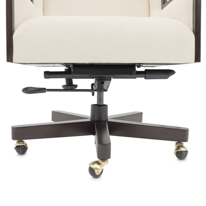 Belmont Place - Swivel Desk Chair - Espresso / Cream