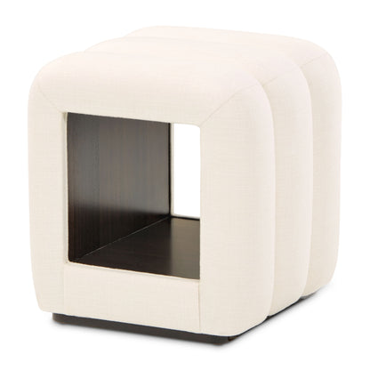 Belmont Place - Vanity Bench - Cream / Espresso