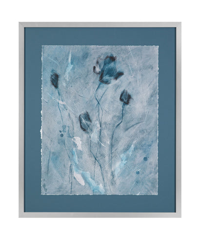 Garden Galaxy Framed Print - Blue