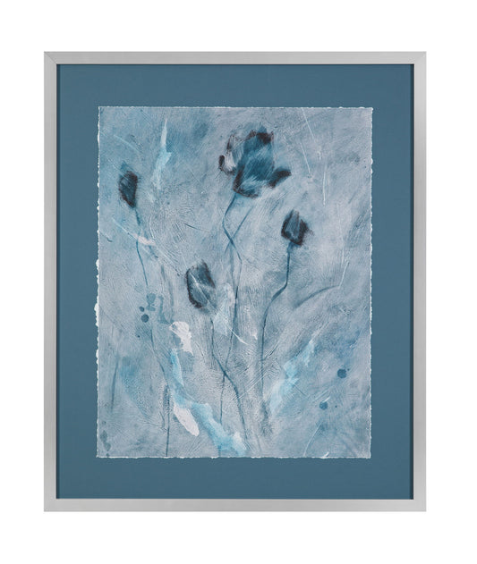 Garden Galaxy Framed Print - Blue