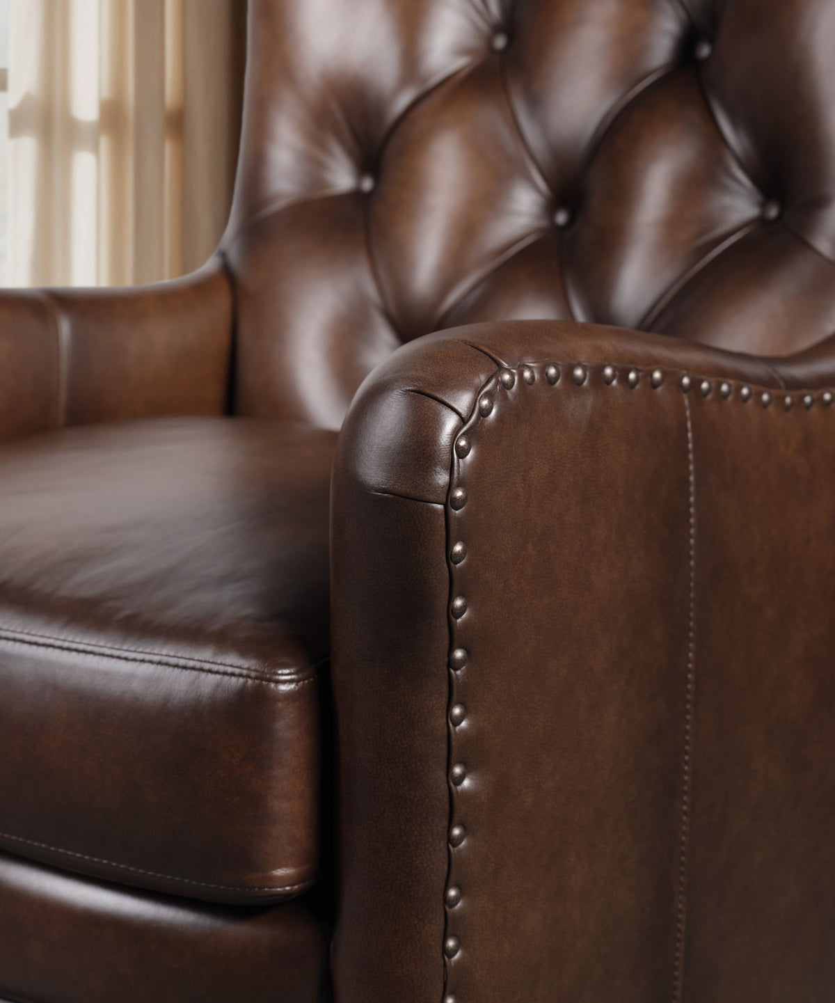 CC - Senda Swivel Chair - Dark Brown