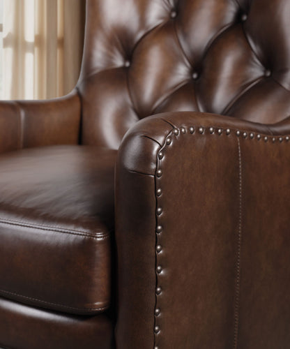 CC - Senda Swivel Chair - Dark Brown