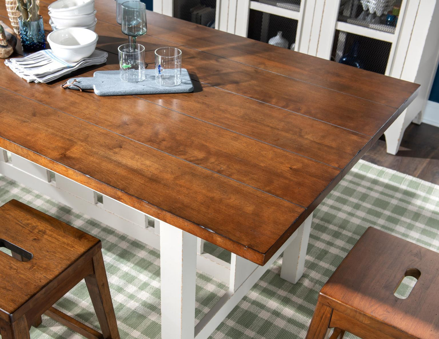 Lake House - Counter Height Trestle Table