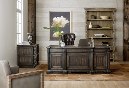 La Grange - San Felipe Executive Desk - Dark Brown
