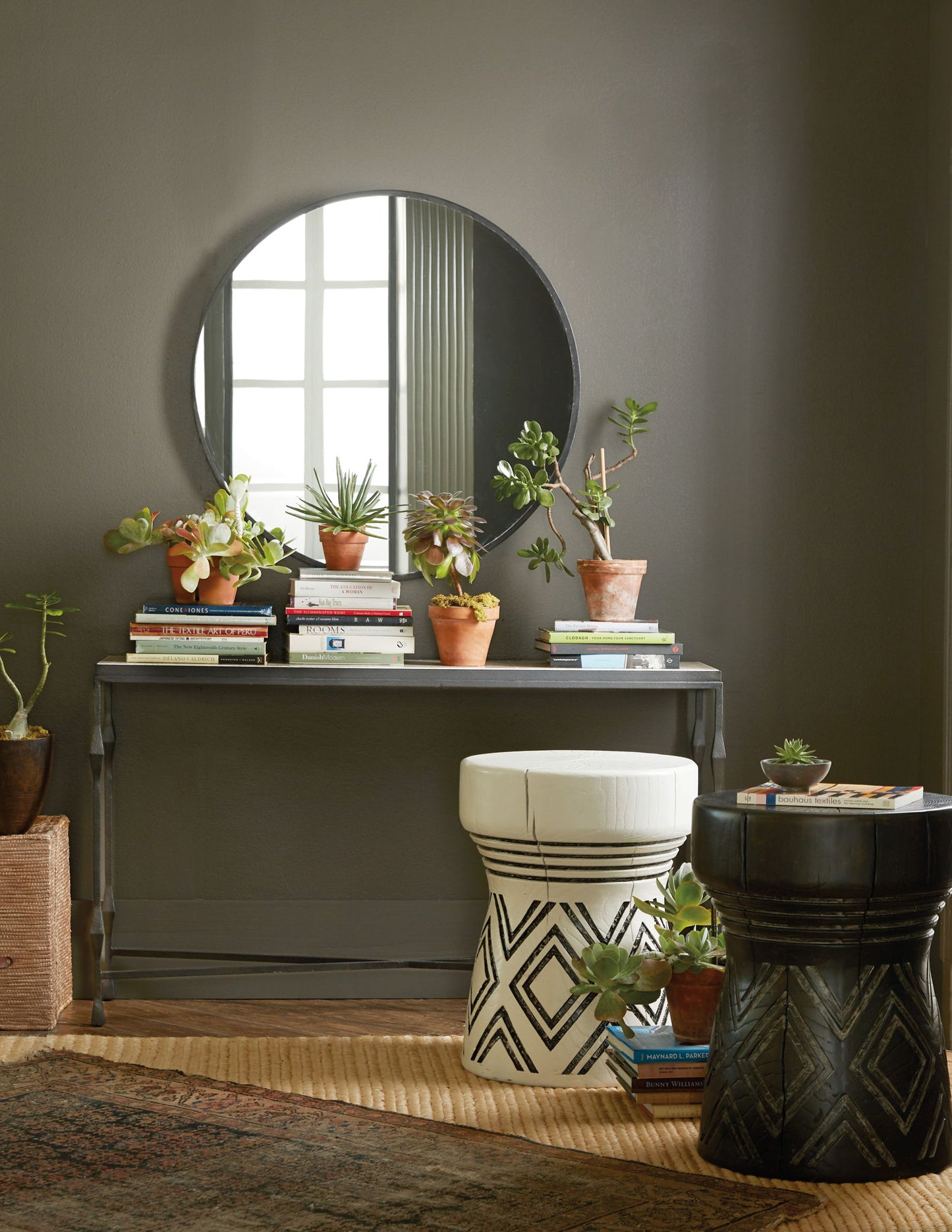 Commerce And Market - Paragon Metal & Wood Console Table - Black