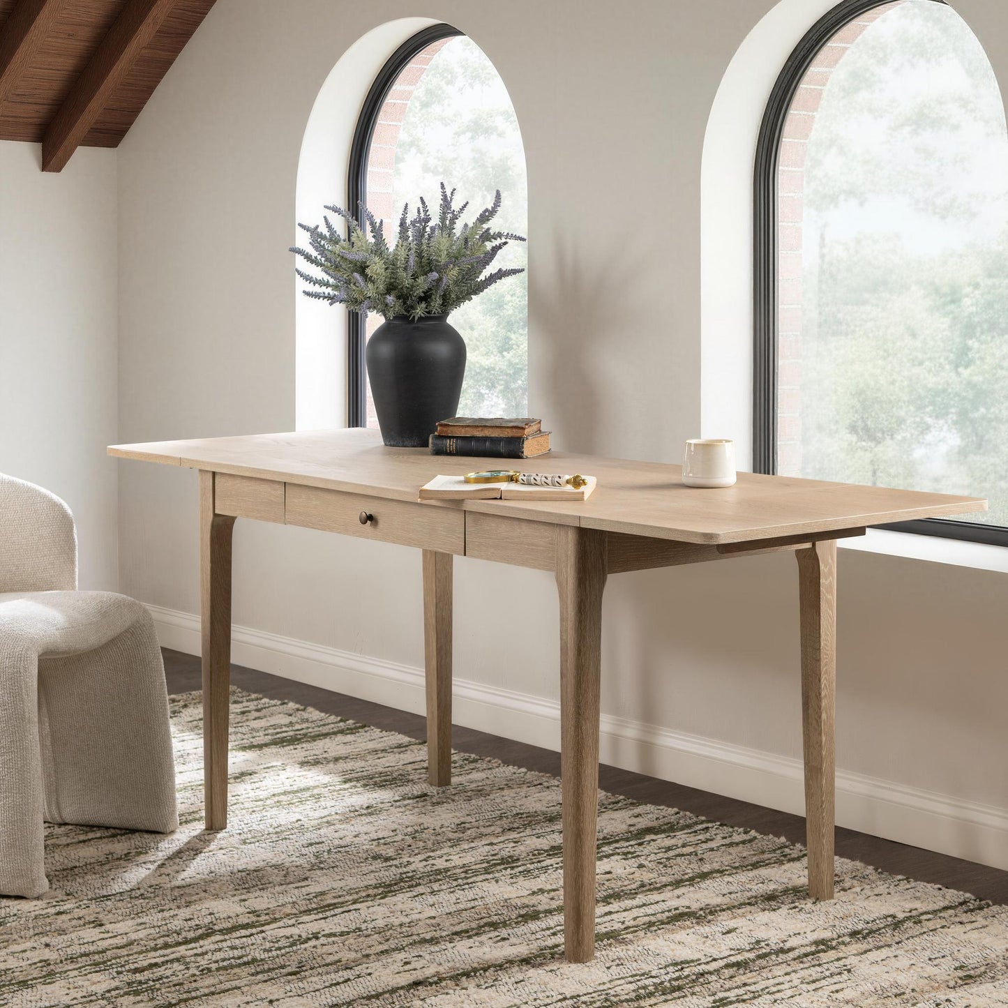 Karl - Extendable Desk - Coastal Drift